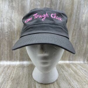 NWOT Hallmark One‎ Tough Chick Womens Army Cap Adjustable Strap back